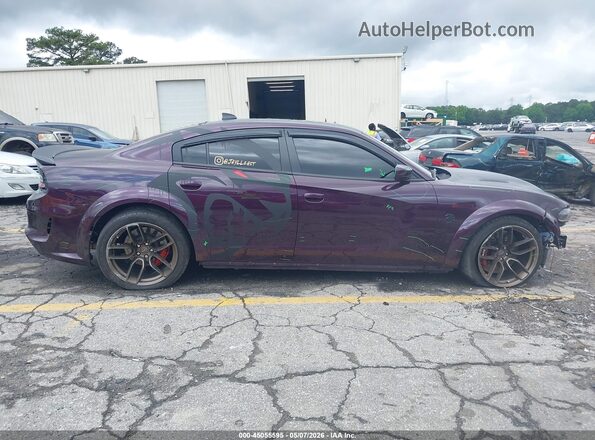 2C3CDXL91NH159573 2022 DODGE CHARGER Фиолетовый Вид задней части салона