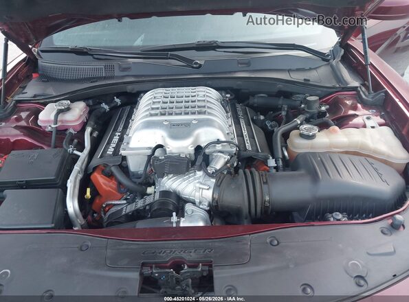 2C3CDXL94LH157314 2020 DODGE CHARGER Burgundy Rear view