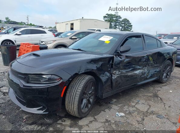2C3CDXMG9PH705360 2023 DODGE CHARGER Черный Передняя левая четверть