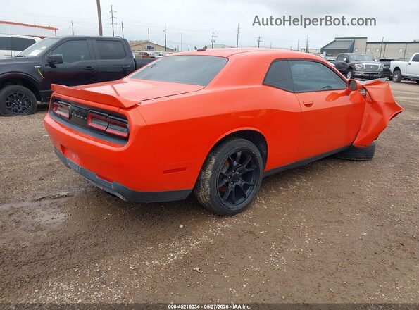 2C3CDZAG1JH317546 2018 DODGE CHALLENGER Orange Rear right