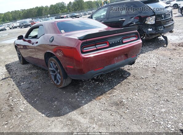2C3CDZAG1KH739480 2019 DODGE CHALLENGER Maroon Rear left