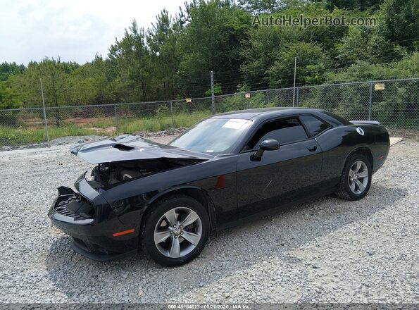 2C3CDZAG2JH317796 2018 DODGE CHALLENGER Black წინა მარცხენა ხედი სამი მეოთხედიდან