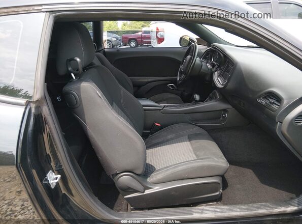 2C3CDZAG2JH317796 2018 DODGE CHALLENGER Black წინა სალონის ხედი