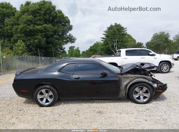 2C3CDZAG2JH317796 2018 DODGE CHALLENGER Black უკანა სალონის ხედი