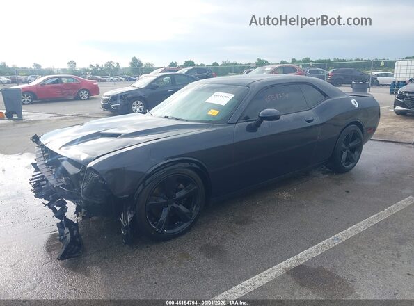 2C3CDZAG3GH185463 2016 DODGE CHALLENGER Black წინა მარცხენა ხედი სამი მეოთხედიდან