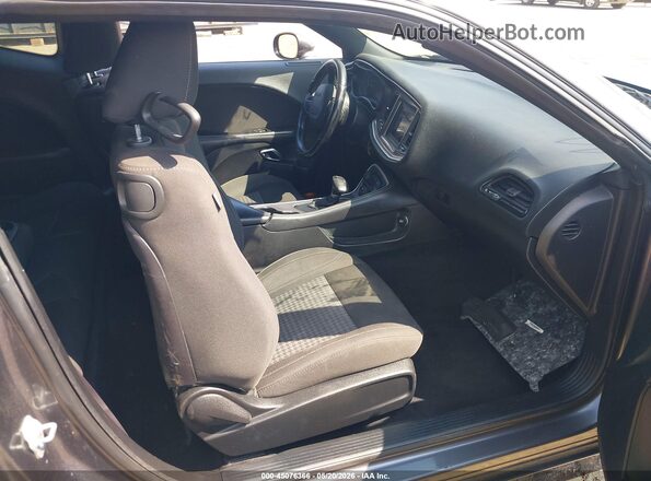 2C3CDZAG3KH735320 2019 DODGE CHALLENGER Gray Widok wnętrza z przodu