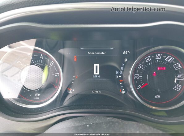 2C3CDZAG3KH751064 2019 DODGE CHALLENGER White Widok tylnych siedzeń