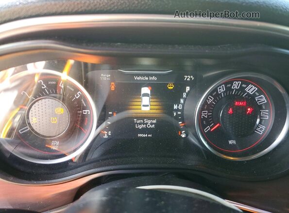 2C3CDZAG4HH629175 2017 DODGE CHALLENGER Gray Вид щитка приладів