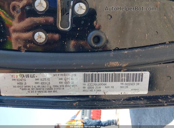 2C3CDZAG4JH245404 2018 DODGE CHALLENGER Черный Вид подкапотного пространства