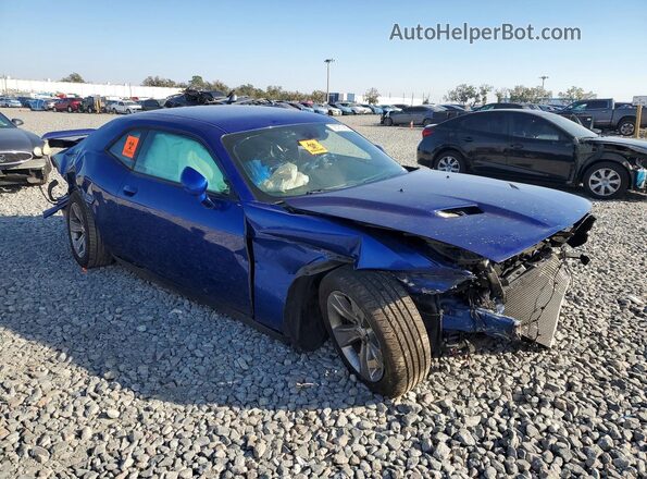 2C3CDZAG4KH752319 2019 DODGE CHALLENGER Blue Delantero derecho