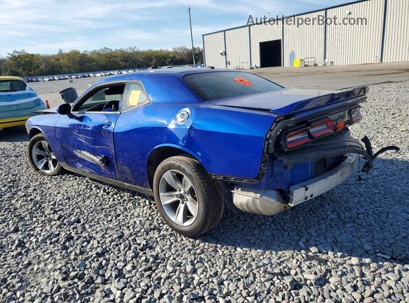 2C3CDZAG4KH752319 2019 DODGE CHALLENGER Blue Trasero izquierdo