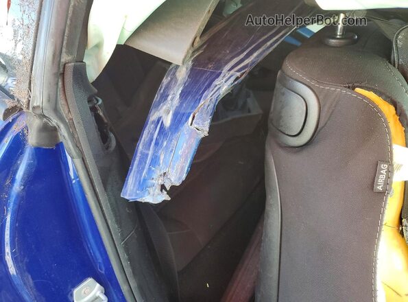2C3CDZAG4KH752319 2019 DODGE CHALLENGER Blue Vista de los asientos traseros