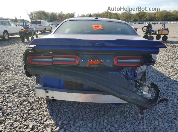 2C3CDZAG4KH752319 2019 DODGE CHALLENGER Blue Vista trasera