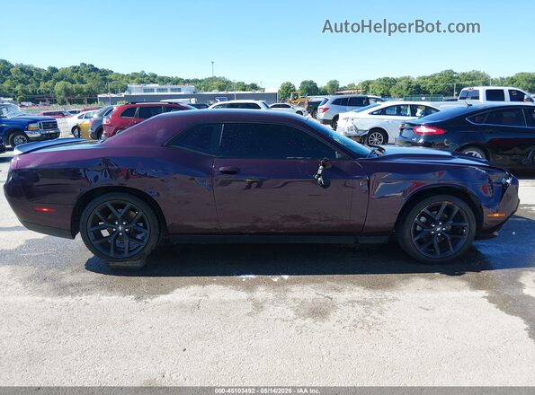 2C3CDZAG4MH539177 2021 DODGE CHALLENGER Purple წინა ხედი