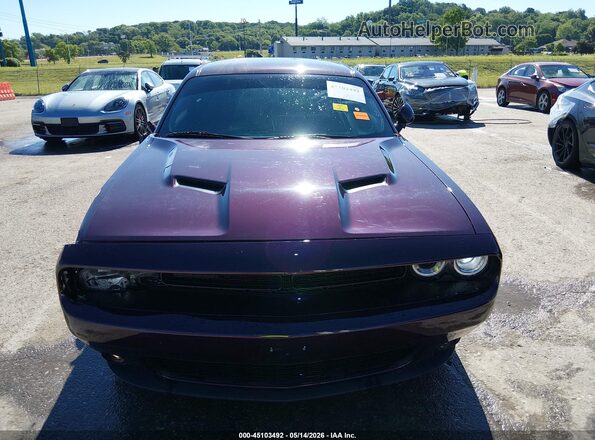 2C3CDZAG4MH539177 2021 DODGE CHALLENGER Purple ხელსაწყოთა პანელის ხედი