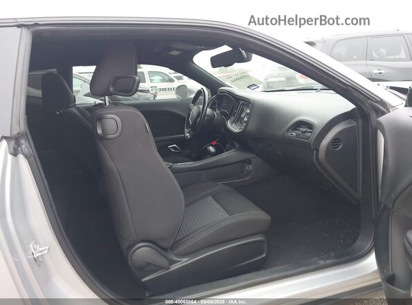 2C3CDZAG4MH599928 2021 DODGE CHALLENGER Silver Front interior view