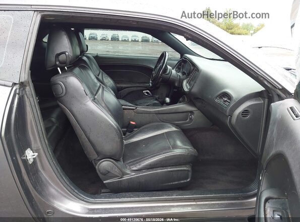 2C3CDZAG5JH276869 2018 DODGE CHALLENGER Gray Vista interior delantera