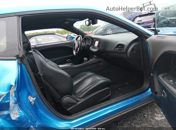 2C3CDZAG6GH249995 2016 DODGE CHALLENGER Blue წინა სალონის ხედი