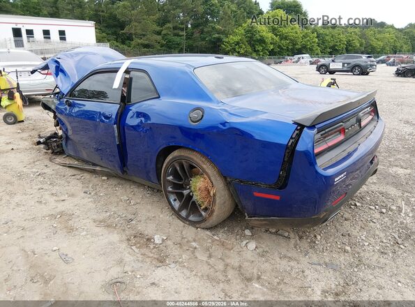 2C3CDZAG6JH310883 2018 DODGE CHALLENGER Blue Rear left