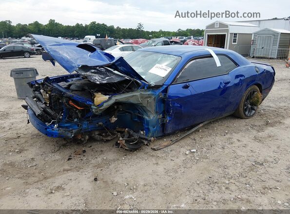 2C3CDZAG6JH310883 2018 DODGE CHALLENGER Blue Front left