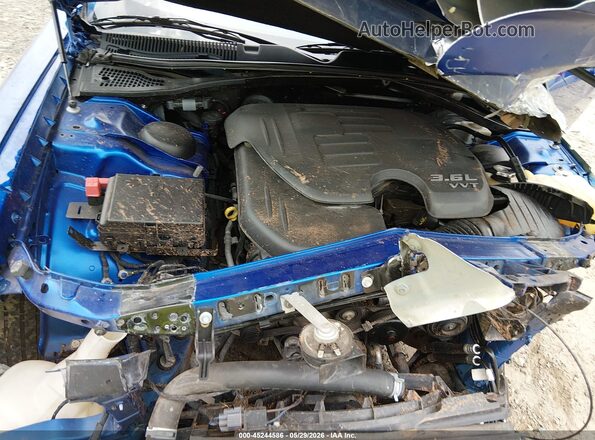 2C3CDZAG6JH310883 2018 DODGE CHALLENGER Blue Rear view