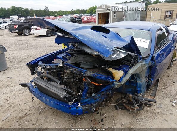2C3CDZAG6JH310883 2018 DODGE CHALLENGER Blue Front view