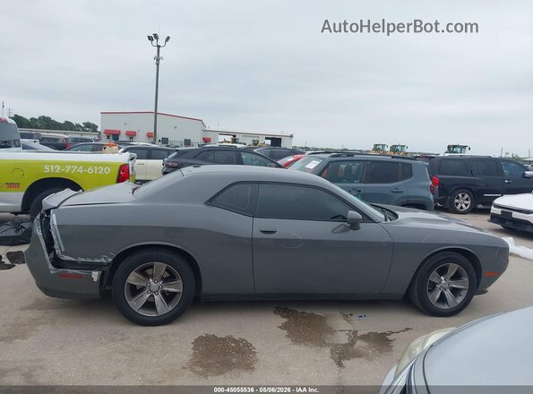 2C3CDZAG6KH560691 2019 DODGE CHALLENGER Gray უკანა სალონის ხედი
