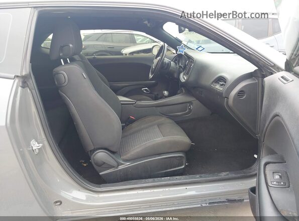 2C3CDZAG6KH560691 2019 DODGE CHALLENGER Gray წინა სალონის ხედი