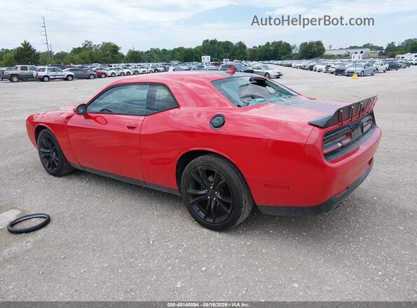 2C3CDZAG7GH119661 2016 DODGE CHALLENGER Red უკანა მარცხენა
