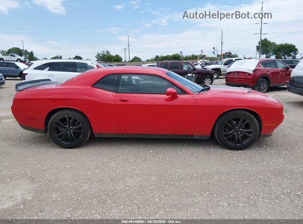 2C3CDZAG7GH119661 2016 DODGE CHALLENGER Red უკანა სალონის ხედი