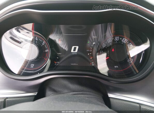 2C3CDZAG7GH119661 2016 DODGE CHALLENGER Red უკანა სავარძლების ხედი