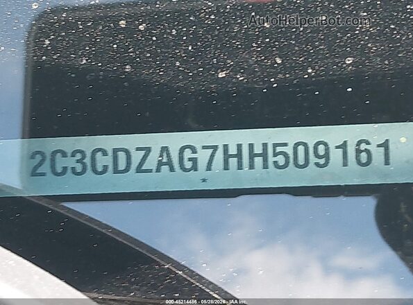 2C3CDZAG7HH509161 2017 DODGE CHALLENGER Gray 