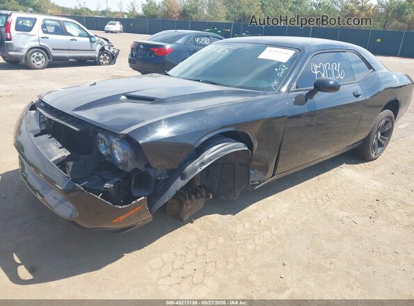2C3CDZAG7HH550602 2017 DODGE CHALLENGER Черный Передняя левая четверть
