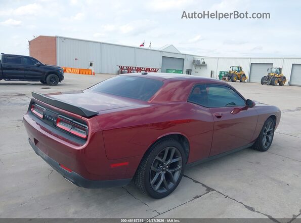 2C3CDZAG7KH684534 2019 DODGE CHALLENGER Burgundy Հետևի աջ