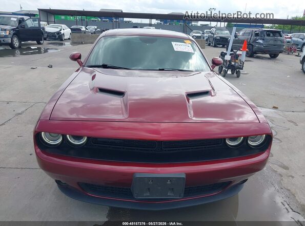 2C3CDZAG7KH684534 2019 DODGE CHALLENGER Burgundy Սարքավորումների վահանակի տեսք