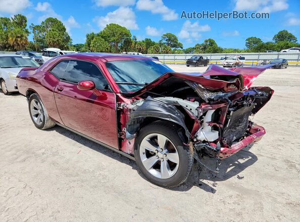 2C3CDZAG7MH502883 2021 DODGE CHALLENGER Maroon წინა მარჯვენა