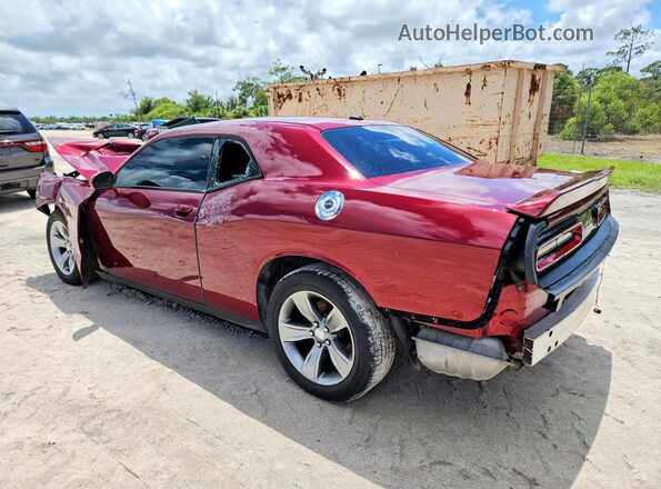 2C3CDZAG7MH502883 2021 DODGE CHALLENGER Maroon უკანა მარცხენა