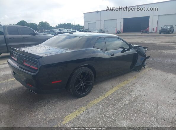 2C3CDZAG7MH538752 2021 DODGE CHALLENGER Черный Задняя правая четверть