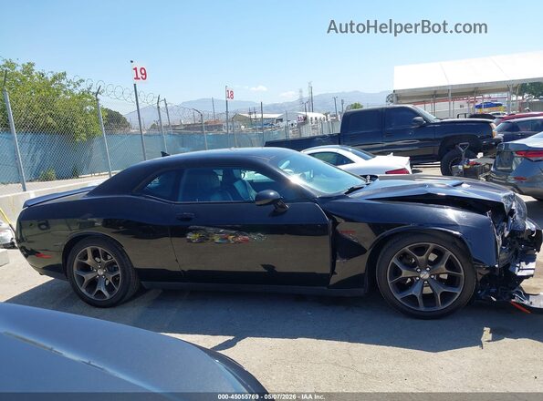 2C3CDZAG8GH249870 2016 DODGE CHALLENGER Black Вид задньої частини салону