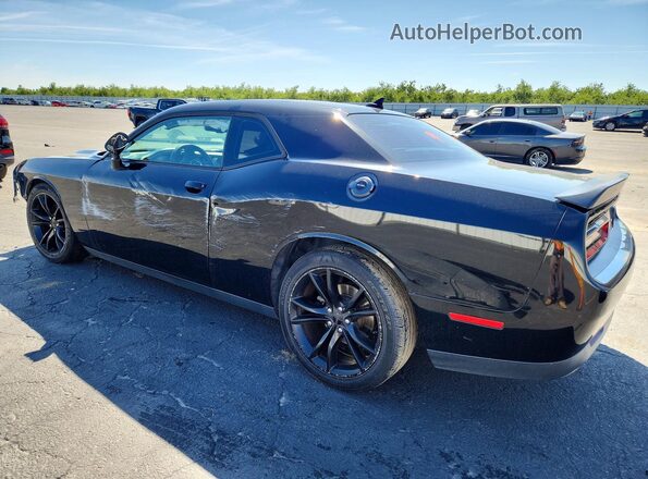 2C3CDZAG8GH264515 2016 DODGE CHALLENGER Black Trasero izquierdo