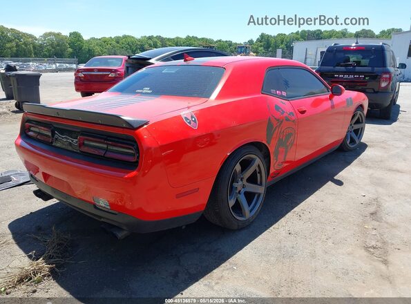 2C3CDZAG8JH287560 2018 DODGE CHALLENGER Orange უკანა მარჯვენა