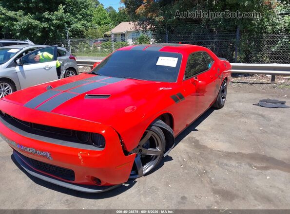2C3CDZAG8JH287560 2018 DODGE CHALLENGER Orange წინა მარცხენა ხედი სამი მეოთხედიდან