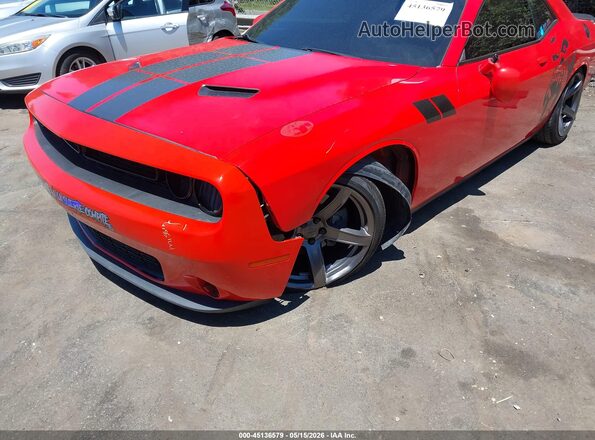 2C3CDZAG8JH287560 2018 DODGE CHALLENGER Orange წინა ხედი