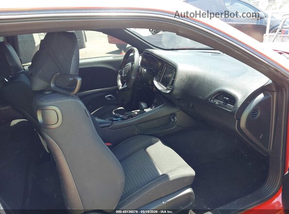 2C3CDZAG8JH287560 2018 DODGE CHALLENGER Orange წინა სალონის ხედი