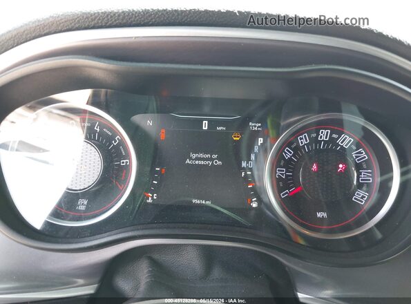 2C3CDZAG8KH727455 2019 DODGE CHALLENGER Maroon Widok tylnych siedzeń