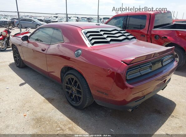 2C3CDZAG8KH727455 2019 DODGE CHALLENGER Maroon Tył lewy