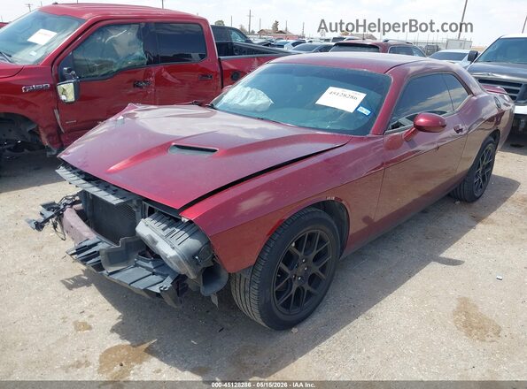 2C3CDZAG8KH727455 2019 DODGE CHALLENGER Maroon Przód lewy