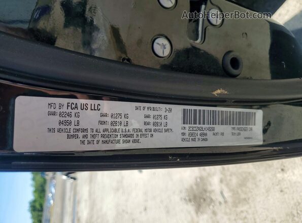 2C3CDZAG9LH149268 2020 DODGE CHALLENGER Black Widok komory silnika