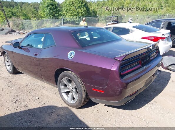 2C3CDZAG9LH250844 2020 DODGE CHALLENGER Purple Հետևի ձախ