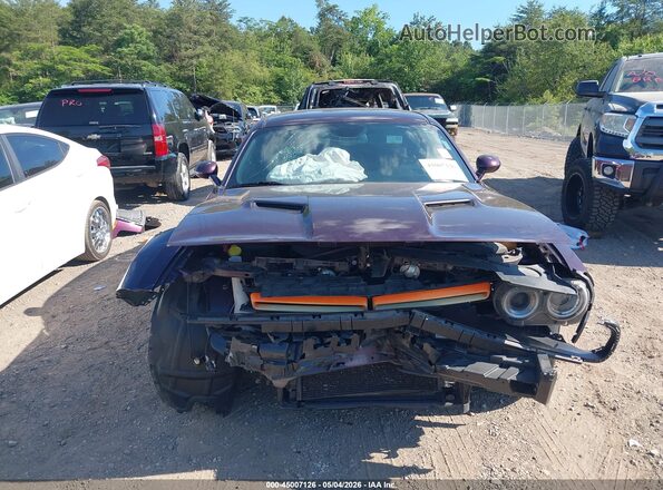 2C3CDZAG9LH250844 2020 DODGE CHALLENGER Purple Սարքավորումների վահանակի տեսք
